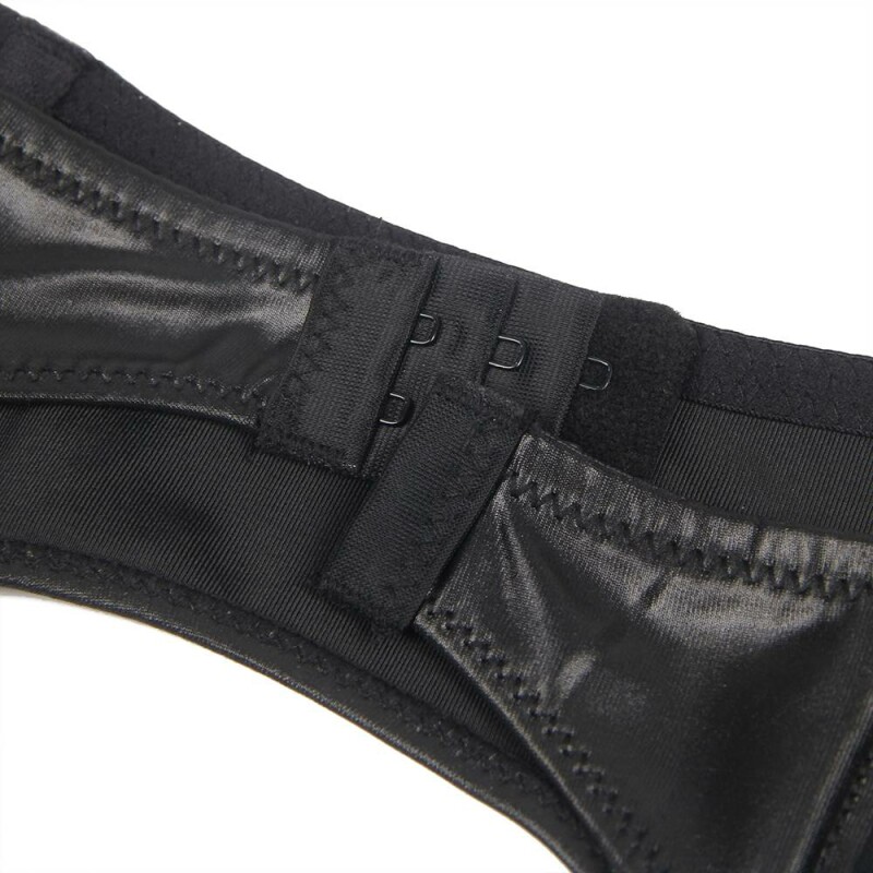 Пояс для панчіх і трусики Star Night Sexy Stretch XS-S, чорні - Зображення 4
