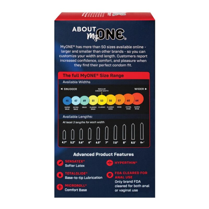 Презервативи великі MyONE Super Wide &amp; Long 64L, 10 шт - Зображення 2