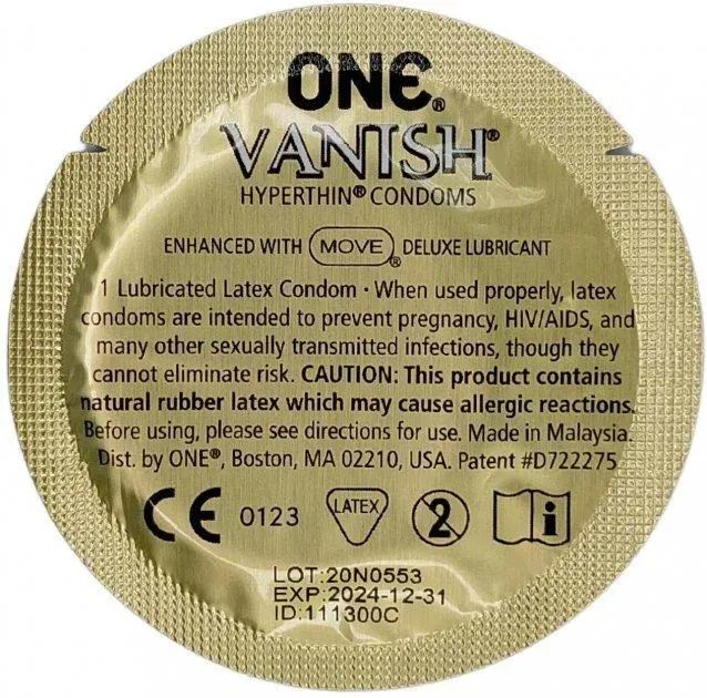 Набір презервативів One Vanish, 100 шт - Зображення 3