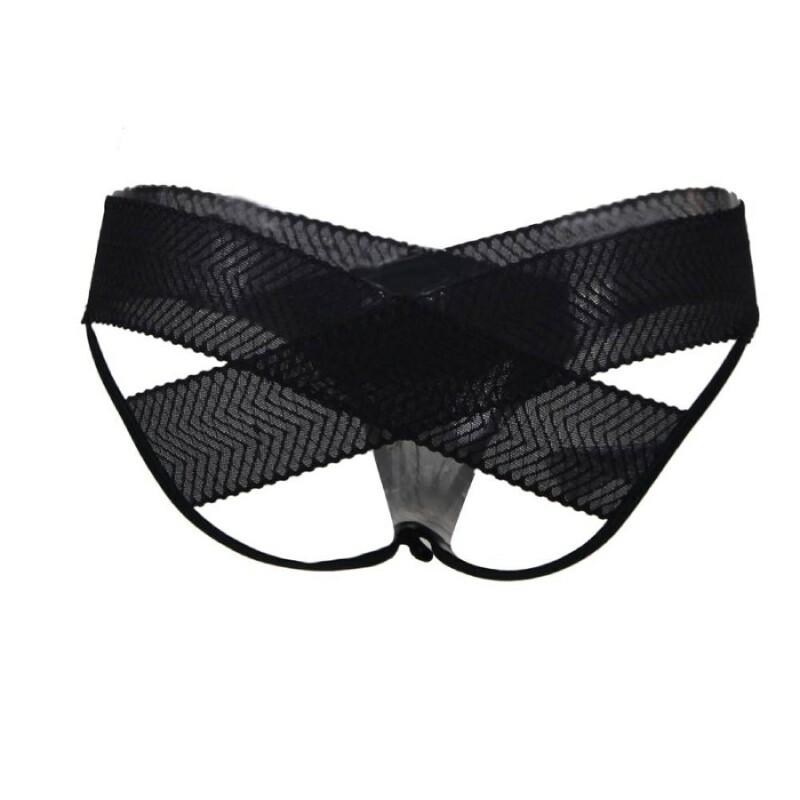 Трусики з вирізом Star Night Hollowed Out Panty, чорні, XS-S - Изображение 4