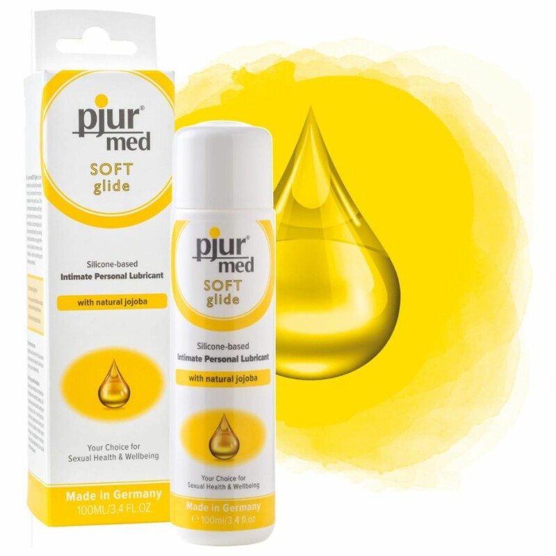 Лубрикант на силіконовій основі Pjur med SOFT Glide з натуральною олією жожоба, 100 мл - Зображення 2