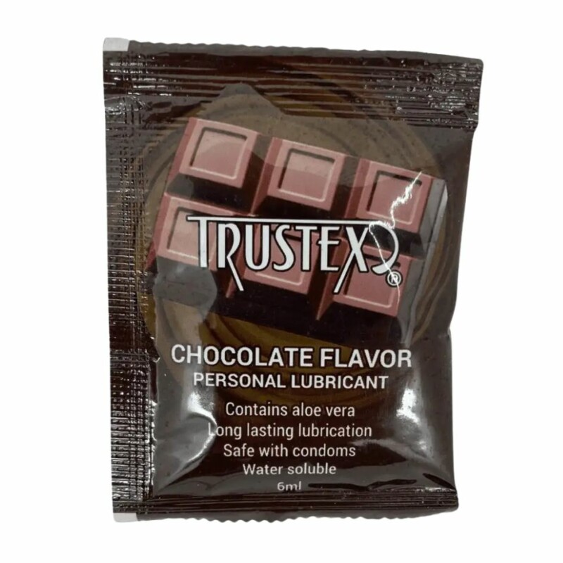 Пробник Лубрикант ароматизований Trustex Chocolate на водній основі, саше 1 шт, 6 мл - Зображення 1