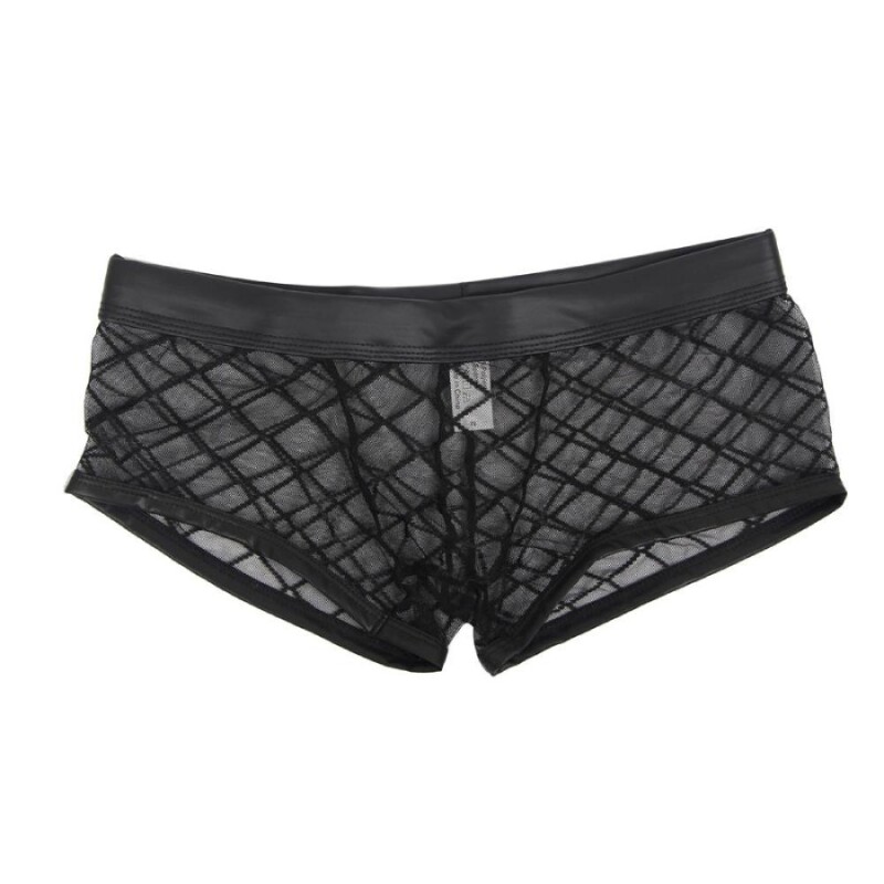 Труси чоловічі Star Night Sheer Boxer, з сіточкою, чорні, S - Изображение 6