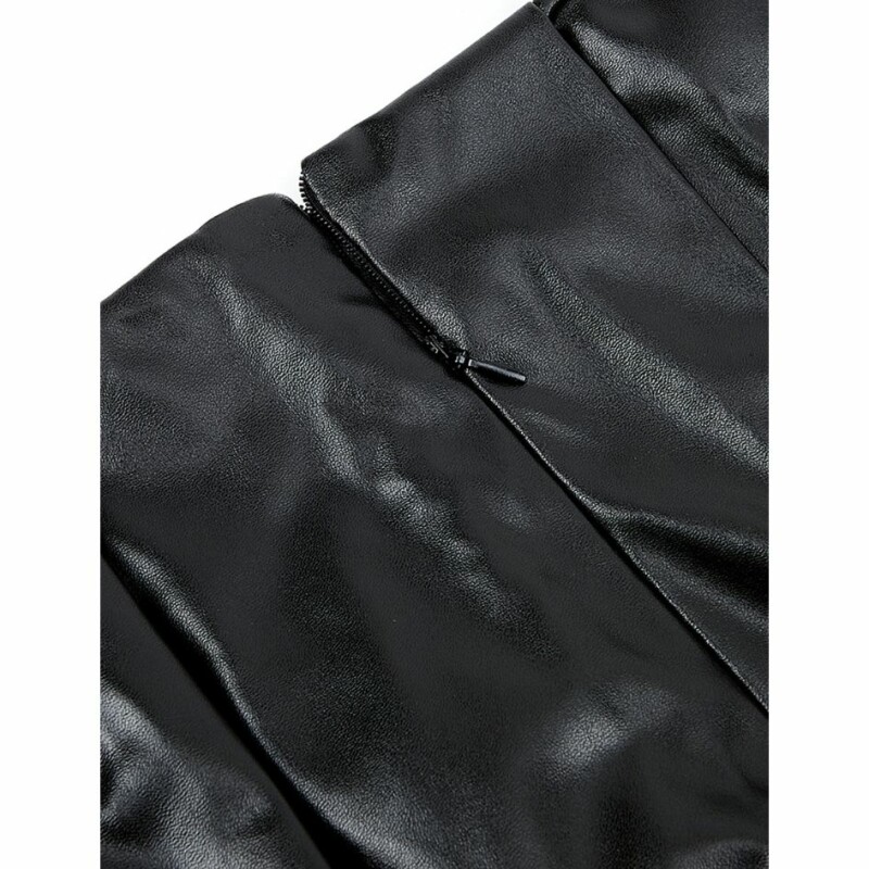 Корсет зі спідницею Star Night Sexy Leather чорний, М - Зображення 4