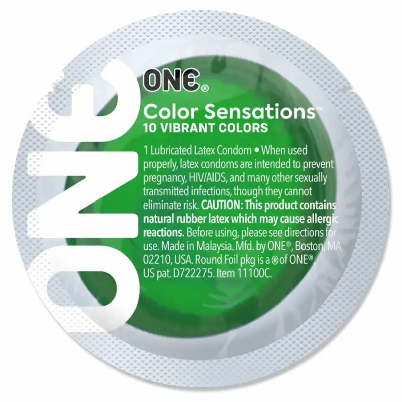 Презервативи латексні One Color Sensations різнокольорові, 100 шт - Зображення 6