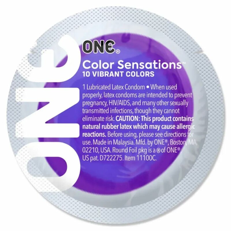 Презервативи латексні One Color Sensations різнокольорові, 100 шт - Зображення 7