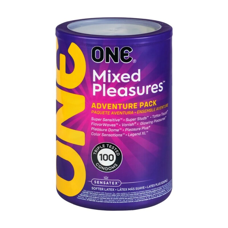 Набір презервативів One Mixed Pleasures, 100 шт
