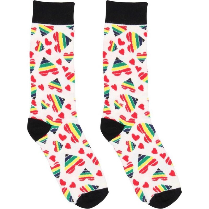 Шкарпетки Shots Sexy Socks Happy Hearts, різнокольорові, 36-41 - Изображение 2