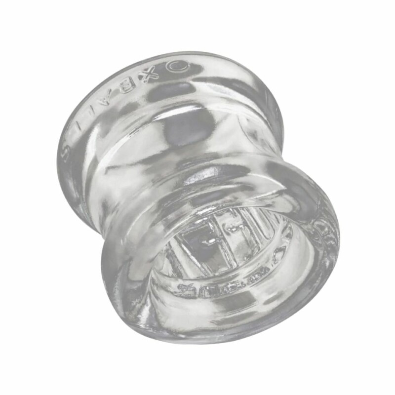 Насадка на мошонку Oxballs Squeeze, прозора, 8.9 х 5.1 см - Зображення 1