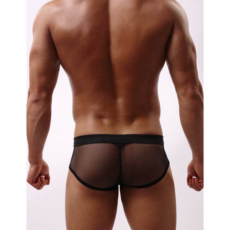 Чоловічі труси в сітку Star Night чорні, one size - Изображение 2