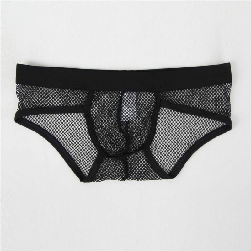 Чоловічі труси в сітку Star Night чорні, one size - Изображение 3