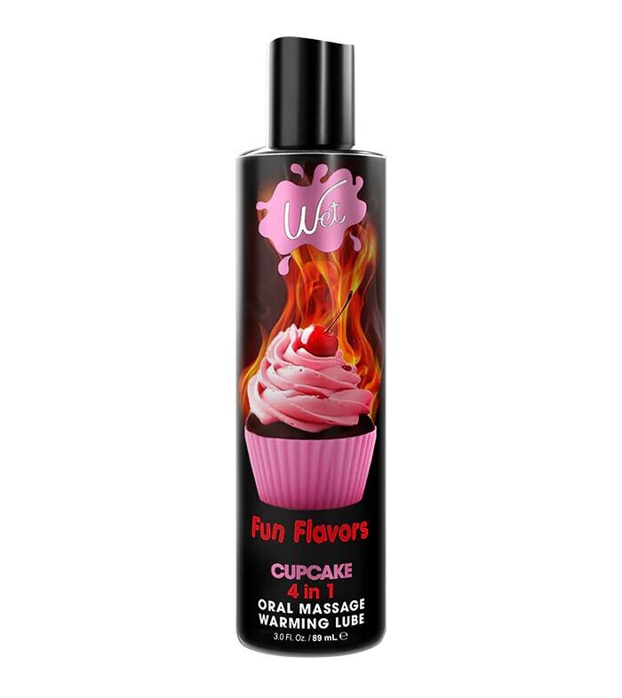 Лубрикант оральний Wet Oral Play Cupcake 89 мл, з розігрівом, зі смаком капкейка