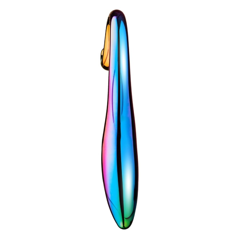 Фалоімітатор Dream Toys Glamour Glass різнокольоровий, 18 х 3 см - Изображение 7