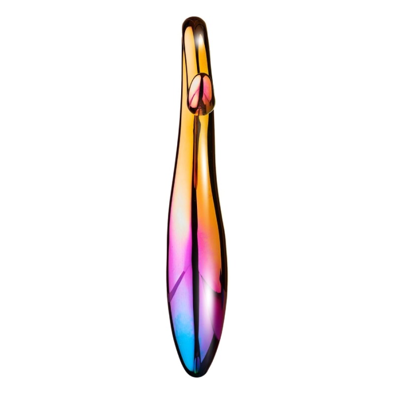 Фалоімітатор Dream Toys Glamour Glass різнокольоровий, 18 х 3 см - Изображение 8