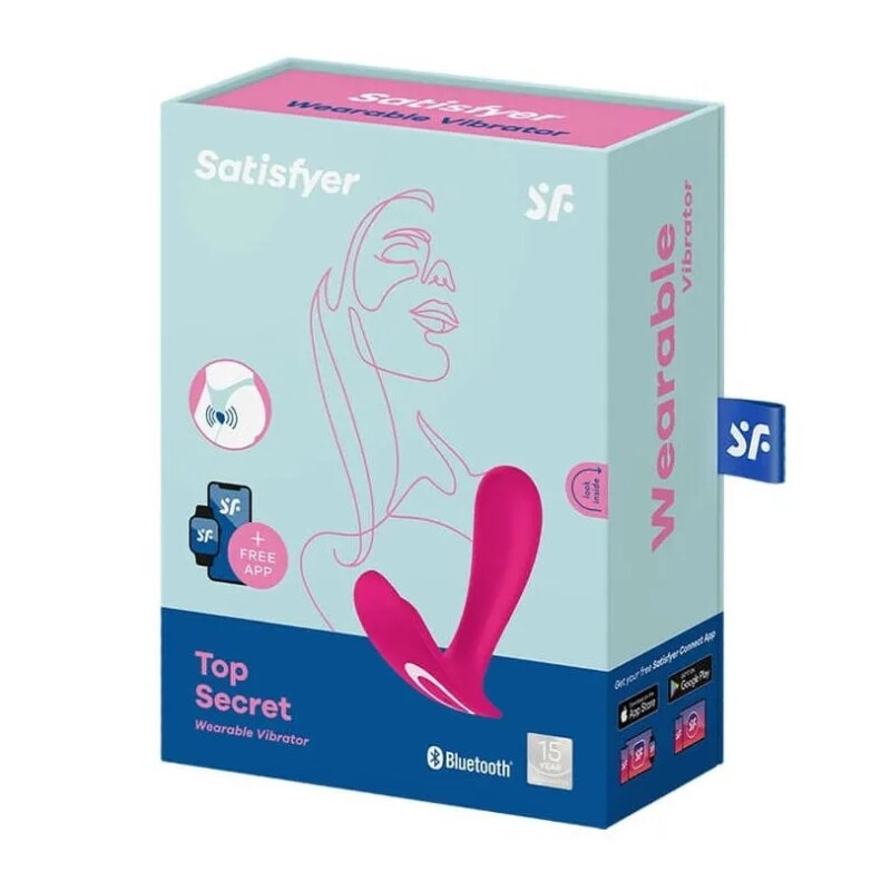 Вібратор для точки G Satisfyer Top Secret з додатком, рожевий, 11 х 3 см - Зображення 1