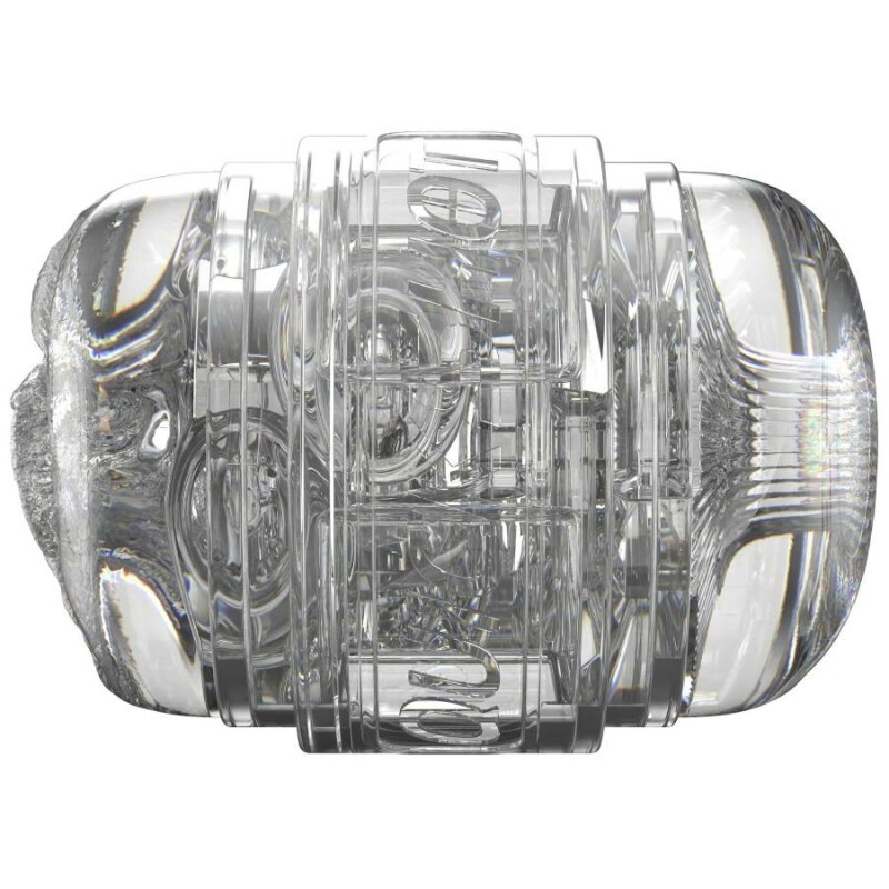 Мастурабтор вагіна та анус Fleshlight Quickshot Autumn Falls кібершкіра, прозорий, 11.2 х 6.5 см - Зображення 4