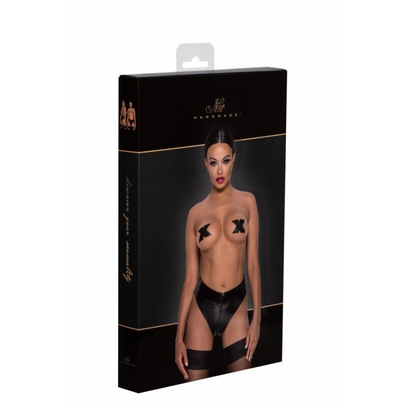 Трусики з блискавкою Noir Handmade чорні, XXXL - Зображення 6