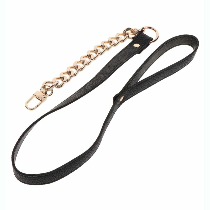 Нашийник ланцюг із повідцем Taboom Dona Statement Collar and leash, золотий, 49 см х 75 см - Изображение 3