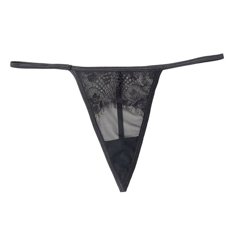 Пояс для панчіх з трусиками Star Night Garter Panty з мереживом, чорний, XS-S - Изображение 2