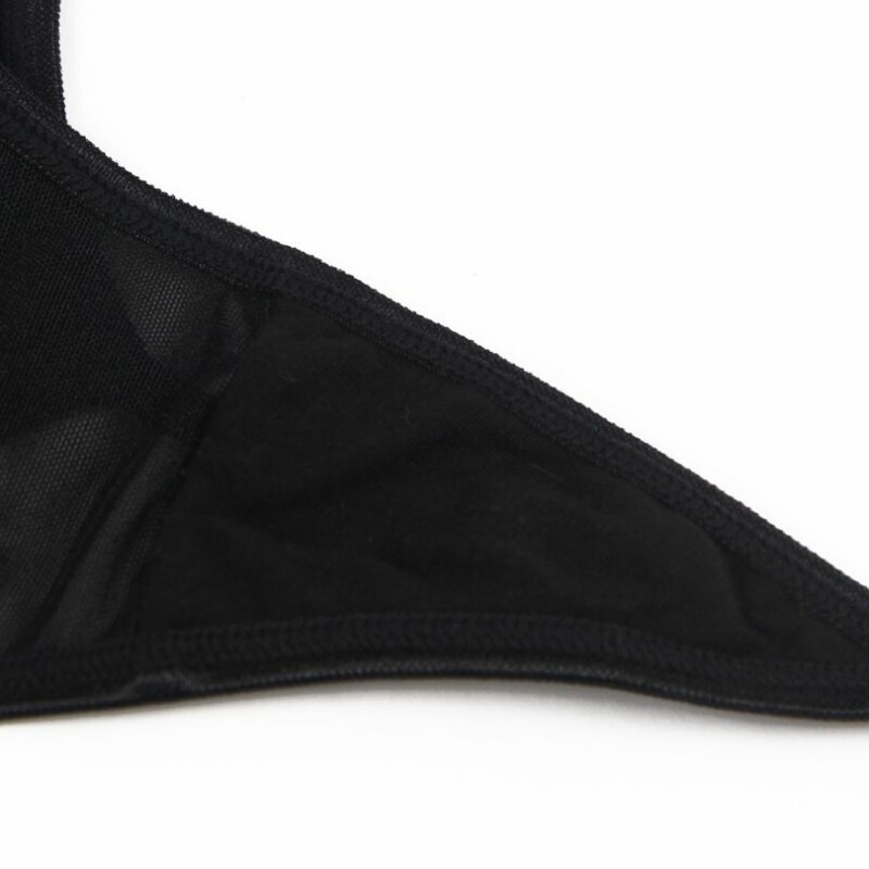 Пояс для панчіх з трусиками Star Night Garter and Panty, XS-S, чорний - Изображение 6
