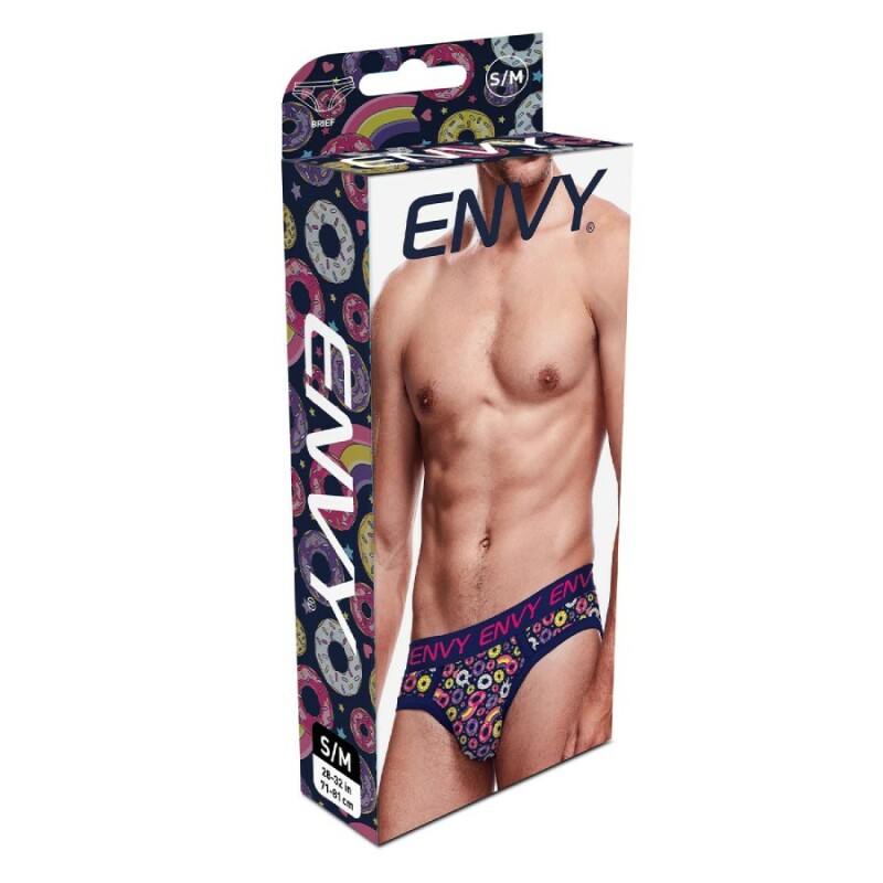 Труси чоловічі Envy Menswear з візерунком, різнокольорові, S-M - Изображение 2