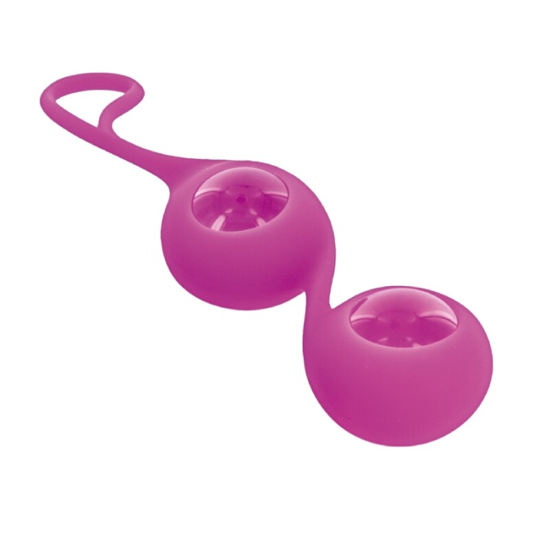 Вагінальні кульки Glamy Cristal Love Balls рожеві, 15.5 х 3.5 см