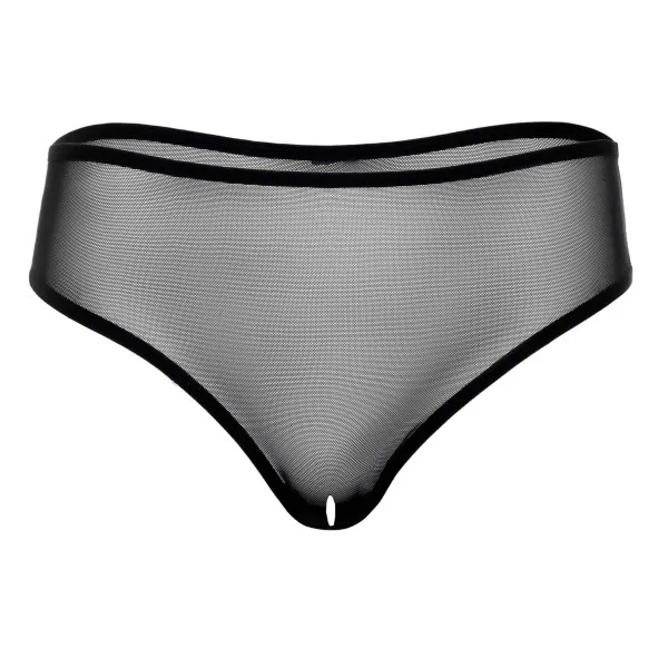 Сітчасті трусики Daring Intimates Alexa з доступом, чорні - Зображення 2