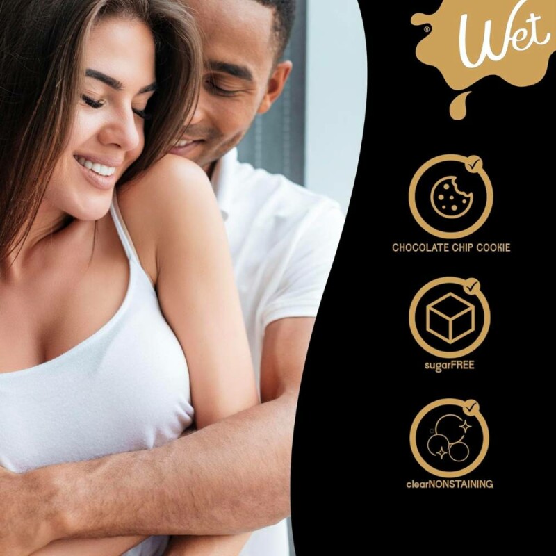 Лубрикант оральний Wet Chocolate Cookie 30 мл, зі смаком печива з шоколадом, на водній основі