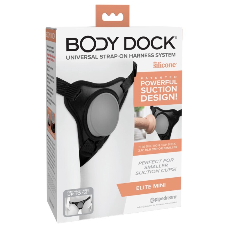 Трусики для страпона Pipedream Body Dock Elite Mini Harness, чорні