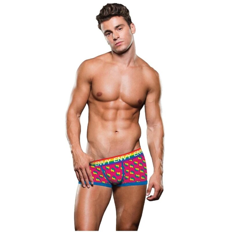 Труси чоловічі Envy Menswear Rainbow Hearts різнокольорові, M-L