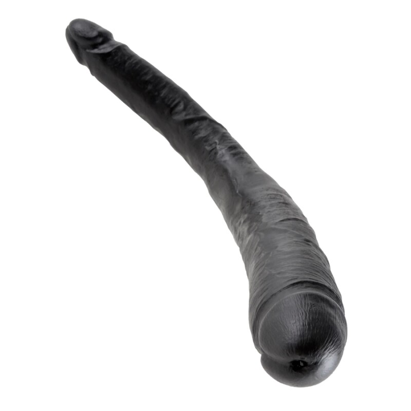 Подвійний фалоімітатор Pipedream King Cock, чорний, 43.5 х 4.8 см - Зображення 1