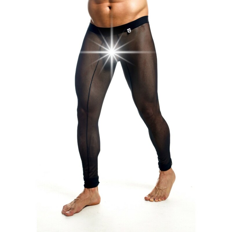 Легінси чоловічі Mob Eroticwear напівпрозорі, чорні, L