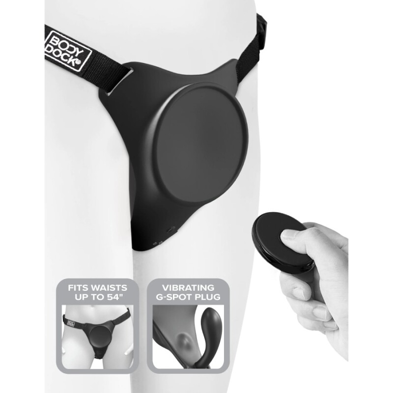 Трусики для страпона Pipedream Body Dock G-Spot Pro Harness, чорні - Изображение 1