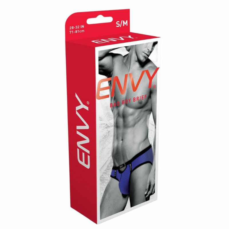 Труси з вирізом спереду Envy Bad Boy для чоловіків, сині, S/M - Зображення 1