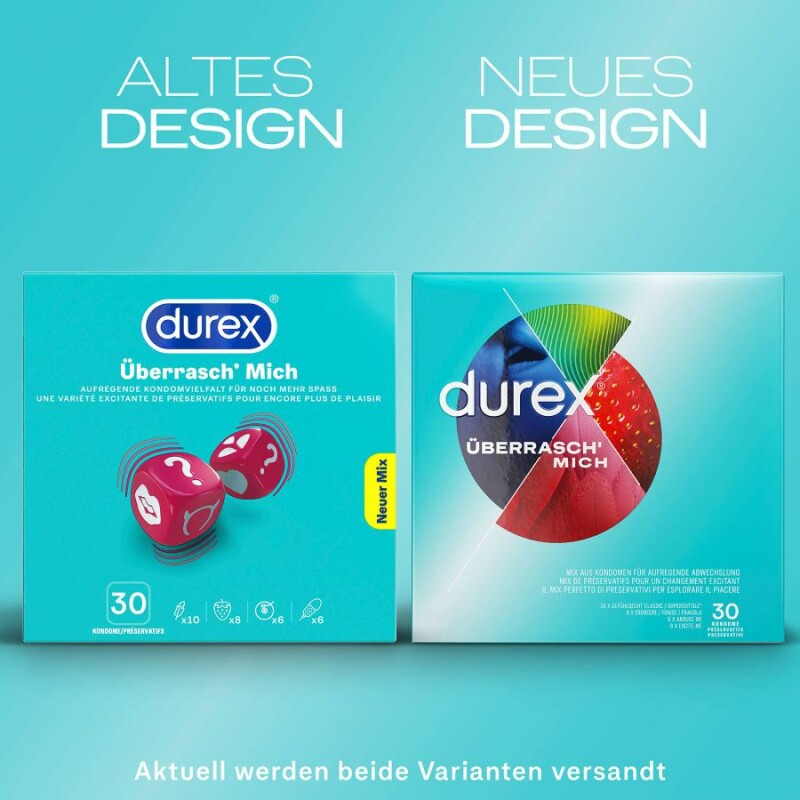 Презервативи латексні DUREX Surprise Me, 30 шт - Зображення 3
