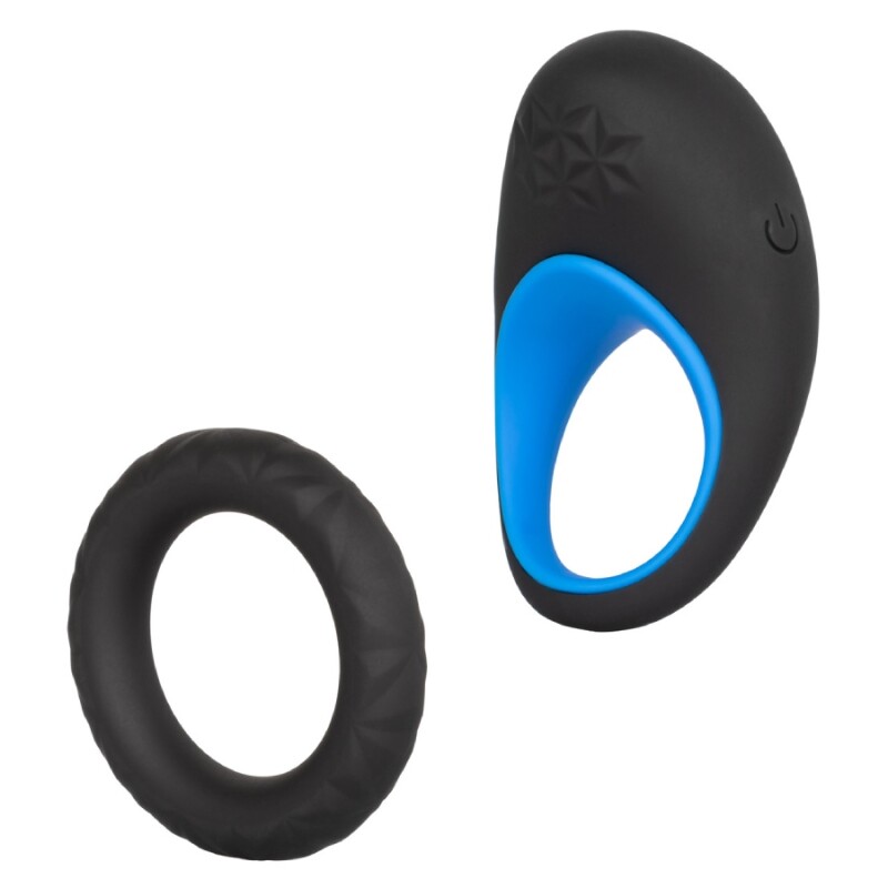 Ерекційне віброкільце CalExotics з ерекційним кільцем, чорне, 9 х 5.7 см - Изображение 2