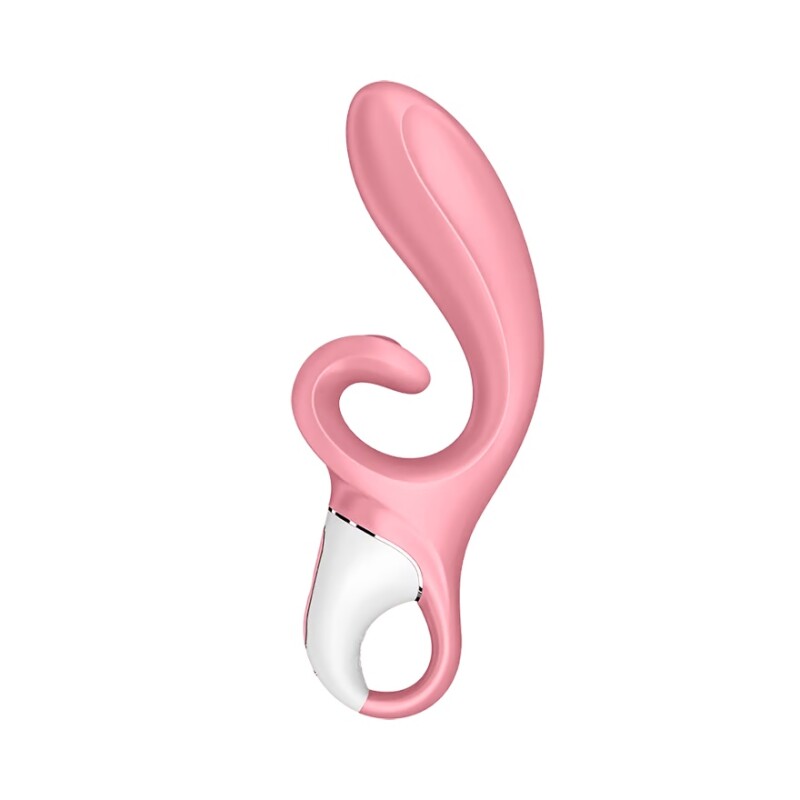 Вібратор-кролик Satisfyer Hug Me з підключенням до додатка, рожевий, 21 х 4.1 см - Зображення 2