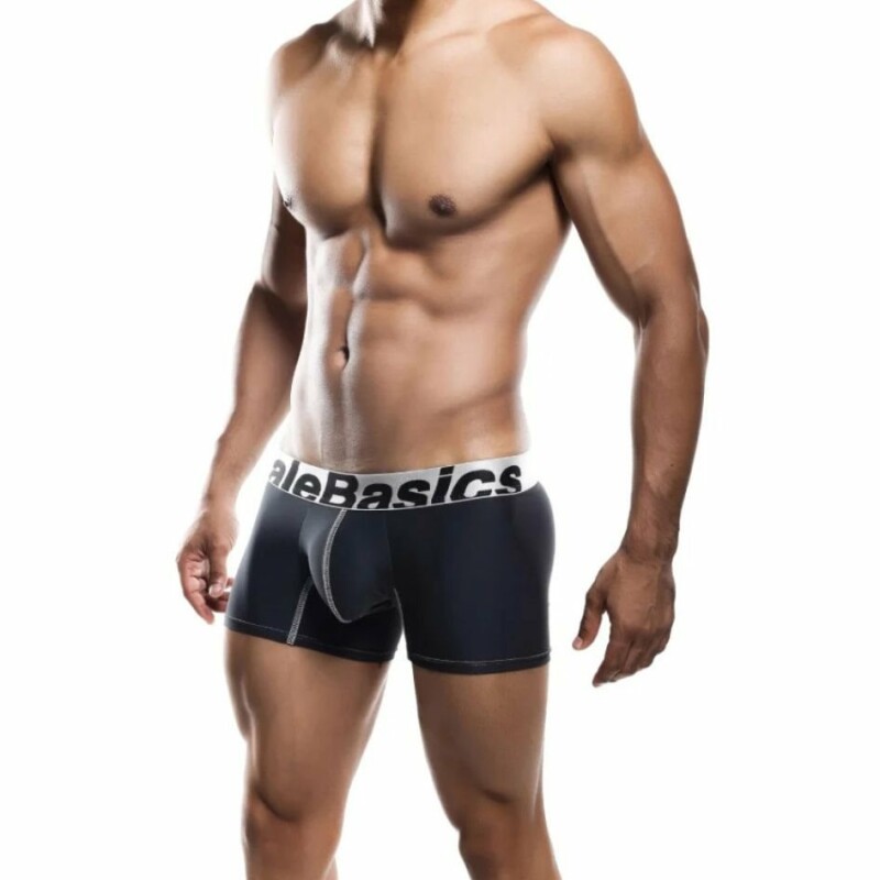 Чоловічі труси боксери MaleBasics Performance Boxer, чорні, L - Изображение 1