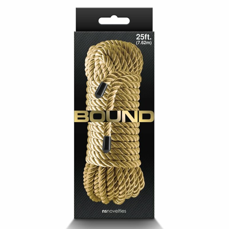 Мотузка для зв'язування NS Novelties Bound, золота 7.62 м, 5 мм