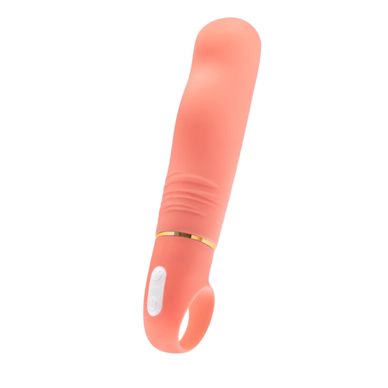 Вібратор для точки G Blush Aria Smokin AF бежевий, 15.2 х 3.8 см