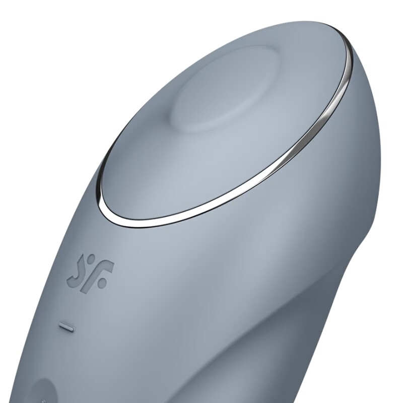Вібратор Satisfyer Tap &amp; Climax 1 для клітора, сірий, 11 х 4.8 см - Зображення 4