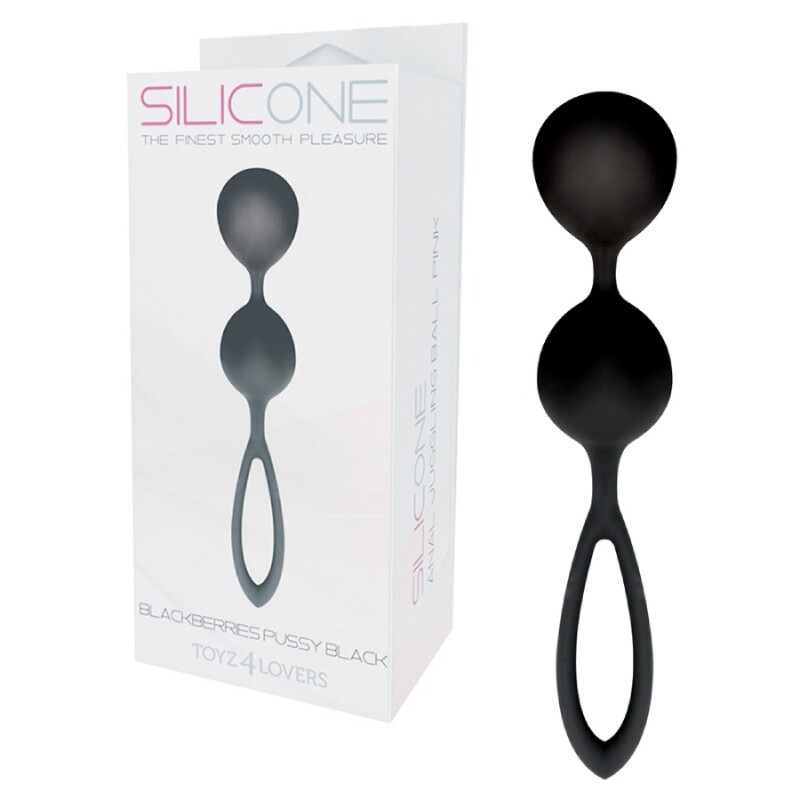 Вагінальні кульки Toyz4Lovers Blackberries Pussy, чорні, 17 х 3 см - Зображення 2