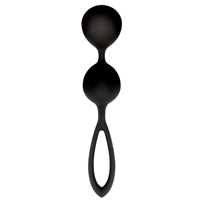Вагінальні кульки Toyz4Lovers Blackberries Pussy, чорні, 17 х 3 см