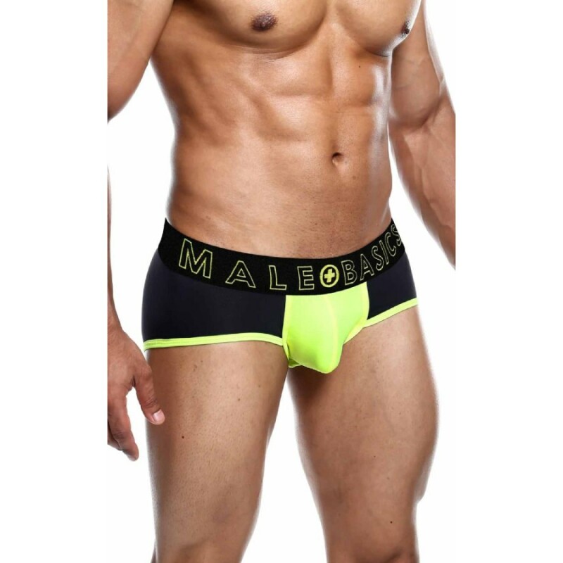 Труси чоловічі Male Basics Neon чорно-зелені, M
