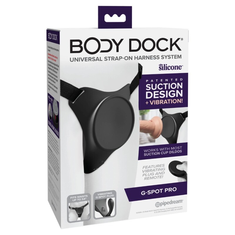 Трусики для страпона Pipedream Body Dock G-Spot Pro Harness, чорні