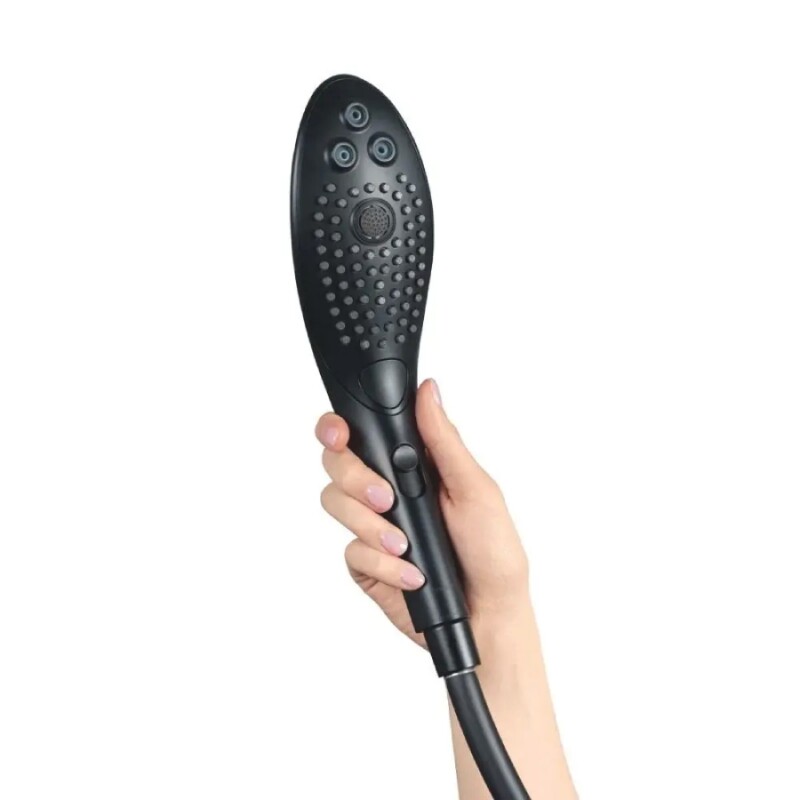Насадка на душ для мастурбації Womanizer Wave, чорна - Зображення 5
