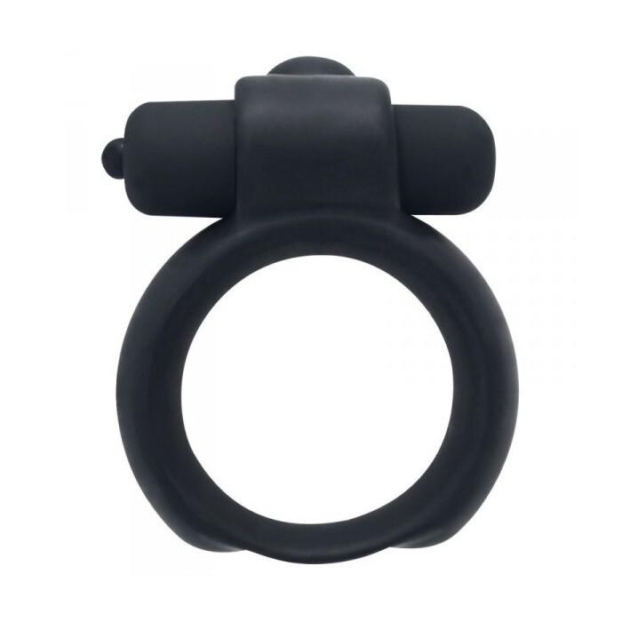 Ерекційне віброкільце Toyz4Lovers чорне, 6 х 4 см - Зображення 1