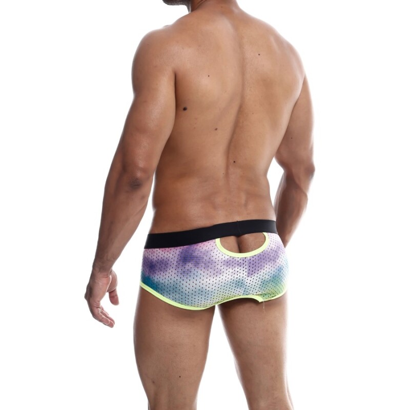 Труси чоловічі MOB Eroticwear Aero Brief в сіточку, зелені, S - Зображення 1