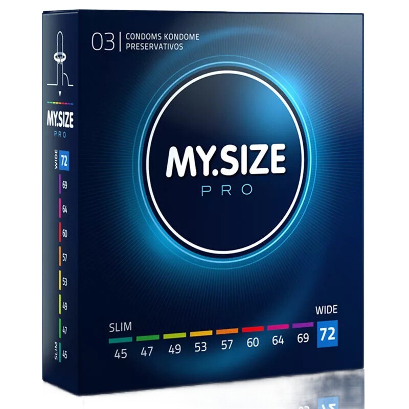 Презервативи латексні My.Size Extra Large 72 мм, 3 шт