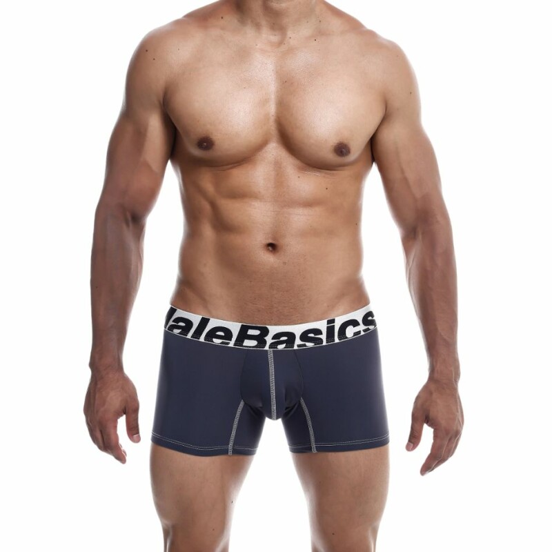 Чоловічі труси боксери MaleBasics Performance Boxer, сірі, L - Изображение 2